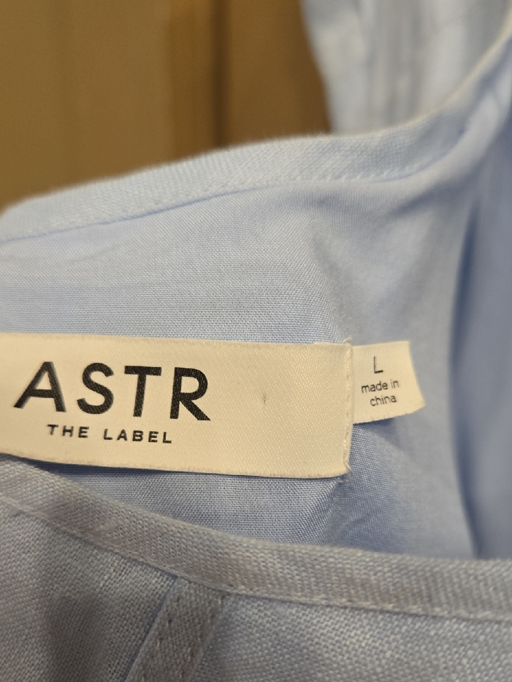 Astr The Label Thierry Linen Midi Dress Size Large - Picture 8 of 9